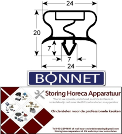 BONNET KOELDEURRUBBERS HORECA KOELKAST EN VRIESKASTEN 