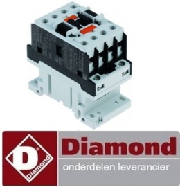 24591310136 - Relais 25A 230VAC voor Pizza oven DIAMOND Logic Line