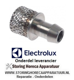 358182 - Container reiniging of naspoelmiddel filter voor heteluchtoven RVS slang ø 6mm ELECTROLUX