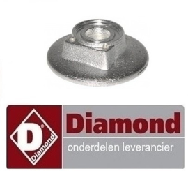 120.672.050.00 - Branderkop met opening voor thermokoppel + aansteek bougie DIAMOND G65/T2BFA11