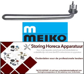 152415507  - Verwarmingselement tank 2000W 230V VC 1 L 250mm B 35mm H 25mm aansluiting vlaksteker 6,3mm pijp ø 8,5mm MEIKO