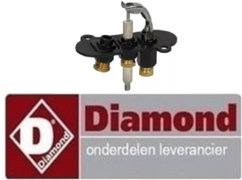 44667214200 -  Waakvlambrander voor lavasteengrill  DIAMOND EUROPE : PLX47-PB