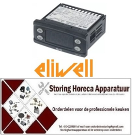 150378436 - Elektronische regelaar ELIWELL type IDPlus 978 model IDP24DB700000 inbouwmaat 71x29mm 230V