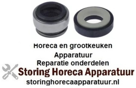 125510693 - Glijring dichting voor schacht ø 12mm schuifring buiten ø 24mm schuifring H 15,5mm