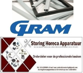 GRAM KOELDEURRUBBER HORECA KOELKAST EN VRIESKASTEN
