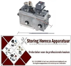 518101135 - Gasthermostaat type MINISIT 710 110-190°C gasingang 1/2" gasuitgang 3/8"