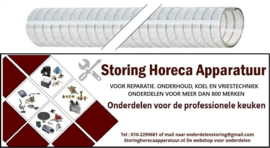 345520035 - Afvoerslang ID ø 14mm AD ø 20mm L 30m draad versterkt PER 30 METER