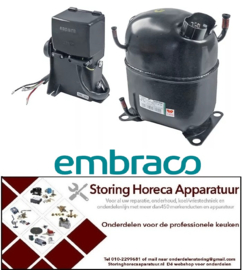 416605081 - Compressor koelmiddel R404a/R507 type NJ2212GK 220-240V 50Hz EMBRACO