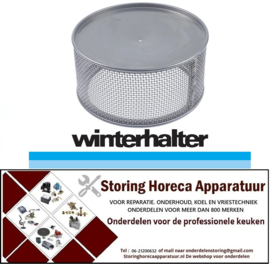 165517541 - Aanzuigfilter voor vaatwasser ø 226mm H 113mm RVS voor vaatwasser WINTERHALTER