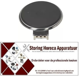 VE1561208253012 - Kookplaat 450 Watt / 230V Ø80mm (2-aansluitingen.)