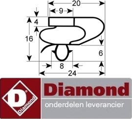 DIAMOND EUROPE DEURRUBBER OVEN EN STEAMER HORECA EN GROOTKEUKEN APPARATUUR, REPARATIE, ONDERDELEN