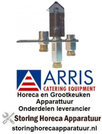 162102982 - Waakvlambrander 3-vlammig gasaansluiting 6mm ARRIS