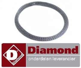 H083A94GU00003 - Pakking ID ø 57mm AD ø 67mm voor lamphouder pizza oven DIAMOND Logic Line