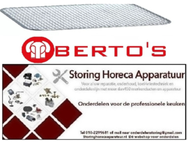 KRUIMELZEEF BERTOS HORECA EN GROOTKEUKEN APPARATUUR,  REPARATIE, ONDERDELEN