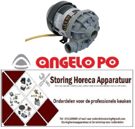 211500010 -WasPomp ingang ø 45mm uitgang ø 40mm type 2292.1506 230V 50Hz fasen 1 0,55kW 0,75PS L 238mm angelo po