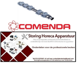 729524863 -Wasarm inbouwpositie onder rechts L 410mm sproeiers 5 inbouw ø 35mm Comenda