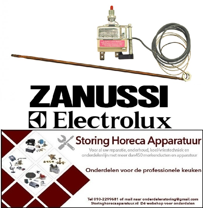 VE443.3756.62 - Maximaalthermostaat 500°C 1-polig V=228/4mm Cap=1470/960mm ELECTROLUX