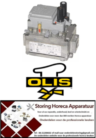 542101126 - Gasventiel SIT type ELETTROSIT 230V gasingang 1/2" gasuitgang 1/2" thermoelementaansluiting M9x1 OLIS