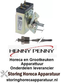 913376034 - Thermostaat t.max. 204°C instelbereik 93-204°C 1-polig 1NO voeler ø 8mm voeler L 128mm HENNY-PENNY