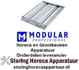 147211020 - Lavasteenrooster L 440mm B 295mm H 15mm MODULAR