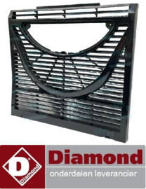 496SL002NVO - Zijpaneel links of rechts voor koude dranken machine DIAMOND FABY -BB