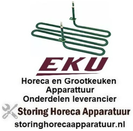 564415077 -Verwarmingselement 1300W 230V L 290mm B 130mm overslagbevestiging aansluiting vlaksteker 6,3mm EKU