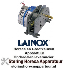 616400115 -Tandwielmotor FIBER P25 motoren 1 kamers 1 looptijd 20s 230V 50Hz as ø 6x4,6mm as L 24mm LAINOX
