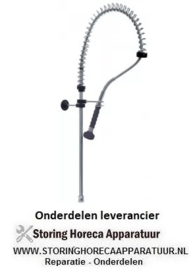 953547687 - Voorspoeldouche met handdouche zonder belemmering met aansluitadapter 1/2" type CLASSIC