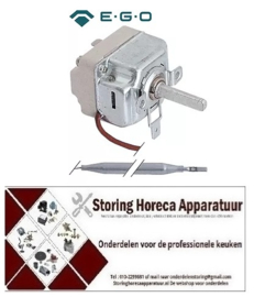 377375381 -Thermostaat t.max. 90°C 1-polig 1NO 16A voeler ø 6mm voeler L 130mm capillaire 2000mm MBM