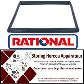522.20.02.549P - Oven deurrubber L 390mm B 360mm voor de RATIONAL LM100AE-AXXXX