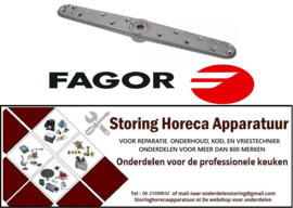 P345505039 - Wasarm L 525mm sproeiers 14 inbouw ø 50mm inbouwpositie boven/onder FAGOR