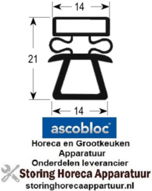 059901696 - Koeldeurrubber B 385mm H 595mm buitenmaat ASCOBLOC