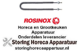 640419039 -Verwarmingselement 2000/2180W 230/240V L 395mm B 93mm draad 3/8" aansluiting M6 ROSINOX