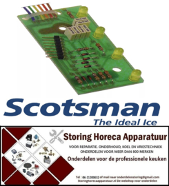 634402124 -Displayprintplaat voor ijsblokjesmachine SCOTSMAN