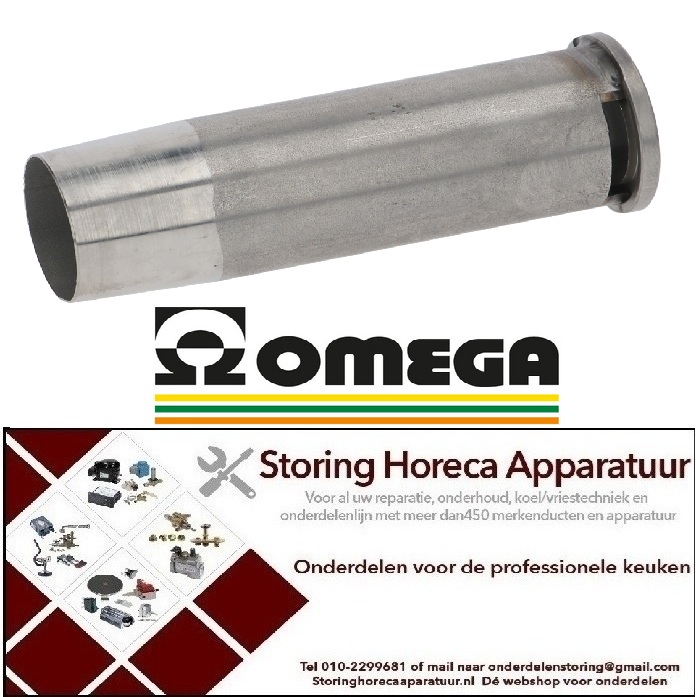 155524139 - Overlooppijp L 115mm ø 35mm voor vaatwasser OMEGA TOPSTAR 40