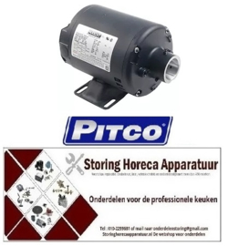 177504785 -Pompmotor 240V 50Hz 1425U/min voor olie/vet H 160mm PITCO L 240mm B 160mm 248W Pitco