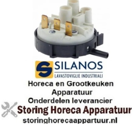 984541017 -Pressostaat drukbereik 40/20mbar aansluiting 6mm ø 58mm drukaansluiting horizontaal spoeltechniek SILANOS