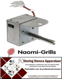 225501590 - Tandwielmotor spanning 230 schacht ø 20mm L 190mm B 110mm H 110mm - NAOMI-GRILLS