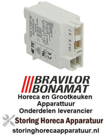 668380053 -Vermogensrelais 230VAC 16A met adapter 2-polig Bravilor