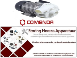412499109 -Pomp ingang ø 63mm uitgang ø 53mm type 52334051 220-240/380-415V 50Hz fasen 3 1,1kW 1,5PS L 345mm COMENDA