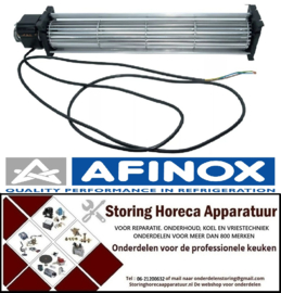 P85274845036 - Dwarsstroomventilator rol ø 60mm wals L 420mm gelamineerde kerndikte 40mm motorpositie rechts AFINOX