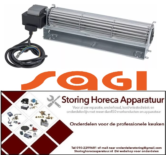 4655026343 - Dwarsstroomventilator 300 mm voor koeling SAGI