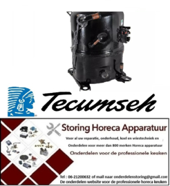 6785077033 -Compressor koelmiddel R404 HMBP 400V 50Hz cilinderinhoud 74,25cm³ 3HP 3-fasen Tecumseh