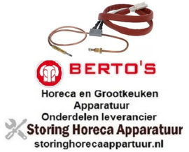 161102247 - Thermokoppel met onderbreker M9x1 L 600mm kabel 700mm BERTOS