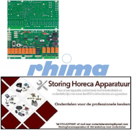415360815 - Printplaat vaatwasser WD6-WD7 L 200mm B 150mm passend voor RHIMA