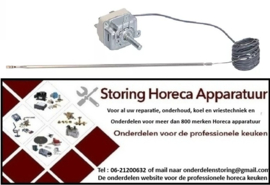 VE164390068 - Thermostaat t.max. 280°C instelbereik 55-269°C 1-polig 1CO 16A voeler ø 3,1mm voeler L 219mm