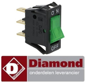 908KODK005 - Aan en Uitschakelaar voor verpakkingsfolie apparaat DIAMOND DFE-45