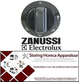 223110715  - Knop thermostaat t.max. 190°C  zwart Electrolux, Zanussi Professional