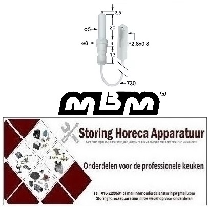 101100826 - Aansteek Bougie voor  MBM