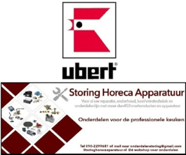 267112011 - Ruit deur bedienzijde kippengrill UBERT RT 303